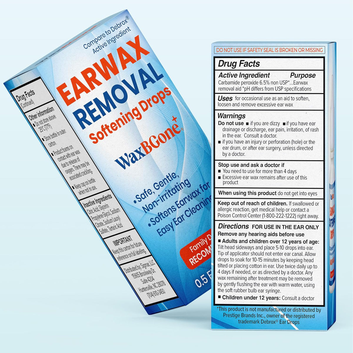 WaxBgone Earwax Softening Drops