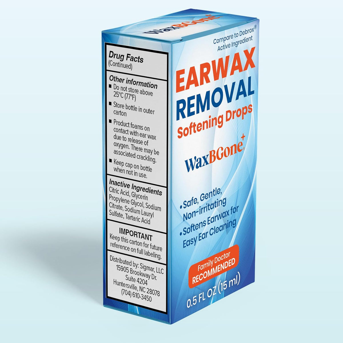 WaxBgone Earwax Softening Drops