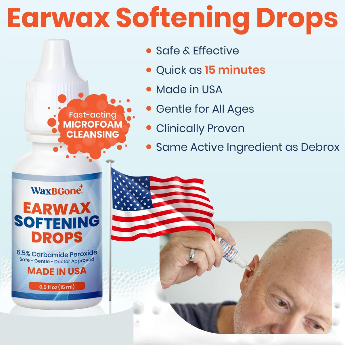 WaxBgone Earwax Softening Drops
