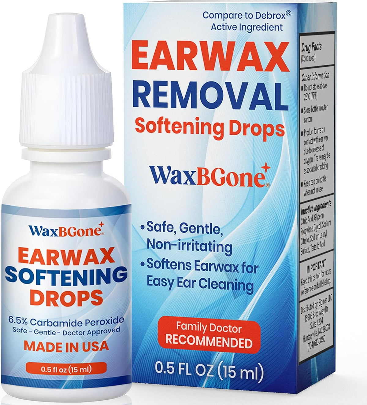WaxBgone Earwax Softening Drops